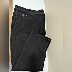 New Point Zero GOLD Jeans Big Husky Size 56  Length 30 Black Denim Modern Fit